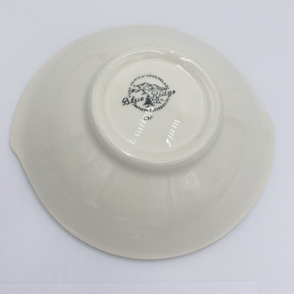 Blue Ridge Pottery Bowl Made in USA - Picture 4 of 8